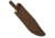Bear and Son Knives Gold Rush Bowie Fixed Blade Knife, 7.38in, Sandvik 12C27M Stainless Steel, Bowie, Cocobola Wood Handle w/ Leather Sheath, CB00 3/4