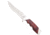 Bear and Son Knives Fingergroove Skinner Fixed Blade Knife, 4.38in, 440 Stainless Steel, Skinner, Genuine India Stag Bone Handle w/Leather Sheath, 577