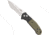 Bear OPS Auto Bold Action 5 Folding Knife, 3.13in, Sanvick 14C28N, Black/Od Green G10 Handle w/ Bead Blast, AC-500-B4-P