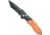 Bear OPS Auto Bold Action 5 Folding knife, 3.25in, Sandvik 14C28N Stainless Steel, G10 Survival Orange/Black, AC-510-B4-OR