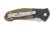 Bear OPS Auto Bold Action Folding Knife, 4.5in, Sanvick 14C28N Stainless Steel, Black/OD Green G10 Handle, AC500B4P