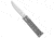 Bear Ops Bear Ops Bear Song VIII Butterfly Knife Gray Bayonet 4.5" Satin *DISC*, Gray, 154CM, adult, BHQ-184275