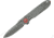 Bear &amp; Son Cutlery 3 3/4 Gray Slimline Frame Lock With Ball Bearing Washers - 61128