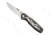 Bear &amp; Son Cutlery 4 1/2 Black &amp; Gray Aluminum Sideliner With Ball Bearing Washers - 61107
