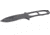 Bear &amp; Son Cutlery 6 1/4 Constant Neck Black Epoxy Coated Handle And Blade With Kydex Sheath - CC-400-B