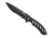 Bear &amp; Son Cutlery Brisk 1.0 9 3/4 Black Fixed Blade With Ballistic Sheath - 71517
