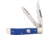 Bear &amp; Son Cutlery Mini Trapper Silver and Blue Knife BCG07B