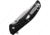 Bear &amp; Son Cutlery Sideliner Satin Folding Knife, 4.5in Closed, 3.5in Satin Stainless Steel Blade, Black Zytel Handle, 778