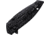 Bear &amp; Son Cutlery Black Zytel Serrated Folding Knife, 3.5in Closed, 2.5in Black Partially Serrated Stainless Steel Blade, Black Zytel Handle, MC-900-B7-BSR