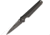 Bear &amp; Son Cutlery Stiletto Linerlock Carbn Fiber Folding Knife,3.25in,HD Damascus Steel,Standard Edge,Black,Carbon Fiber Handle BCMC300CFLD
