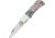 Bear &amp; Son Mini Executive Fold Knife, SS Blade, Abalone Handle BCAB40