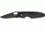 Bear &amp; Son Sideliner Fold Knife, black finished SS Blade, Black Zytel and Kraton Handle BC7404T