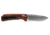 Benchmade Hunt Grizzly Creek Hunting Folding Knife, 3.49 in, CPM-S30V Steel, Drop Point Blade, Stabilized Wood, Brown Handle 15062