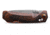 Benchmade Hunt Grizzly Creek Hunting Folding Knife, 3.49 in, CPM-S30V Steel, Drop Point Blade, Stabilized Wood, Brown Handle 15062