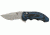 Benchmade 300-1 Axis Flipper Folding Knife, ComboEdge/ Blue and Black G10 Handles 300S-1
