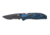 Benchmade APB Assist ComboEdge Folding Knife with Black Coated Blade, Black and Blue 665SBK