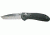 Benchmade Griptillian Tanto Folding Knife, Plain Edge, Satin Blade, Black Handle 553