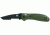Benchmade Griptillian Tanto Folding Knife, Combo Edge, BK1 Blade, Olive Drab Handle 553SBKOD