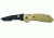Benchmade Griptillian Tanto Folding Knife, Combo Edge, BK1 Blade, Sand Handle 553SBKSN