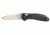 Benchmade Griptillian Tanto Folding Knife, Combo Edge, Satin Blade, Black Handle 553S
