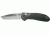 Benchmade Griptillian Tanto Folding Knife, Plain Edge, Satin Blade, Black Handle 553