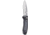 Benchmade Mini Boost Axis Folding Knife, Serrated Edge Satin Drop Point Blade, 3.11in, Grivory Versaflex Handle, 595S