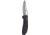 Benchmade Griptilian Axis Folding Knife w/ Hole, 3.45 in, CPM-S30V, Sheepsfoot Blade, Nylon, Black Handle, 550-S30V