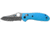 Benchmade Pardue, Mini Grip Folding, Partially Serrated Knife 555SHG-BLUE