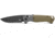 Benchmade Psk Axis Knives Folding Knife, 3.45 in, CPM MagnaCut Stainless Steel, Drop Point Blade, G10 Handle, OD Green, 593BK