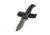 Benchmade Sibert Adamas Axis Stud Folding Knife, 3.82in CPM-CruWear Steel Drop Point Serrated Grey Coated Blade, Contoured G-10 Handle, 275SGY-1