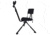 BenchMaster Rifle Rest Ground Hunting and Shooting Chair with Rifle Rest, Full 360 Rotation, BMGBHSC