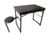 BenchMaster Shooting Table With Seat, Steel Consruction, Black, BMST2