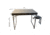 BenchMaster Shooting Table With Seat, Steel Consruction, Black, BMST2