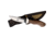 Benjamin Brute De Forge Hunting Knife, 9.5in Overall, 4.5in, Stainless Steel Blade, Brown Wood Handle, Leather Sheath, BK-A032
