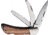 Beretta Duiker Three Blade Lockback Folding Knife, 440 Stainless, Spear/Skinner/Saw, WalnutHandle, CO221A273508B4