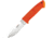 Beretta Loveless Fixed Blade Knife, 3.38in, Drop Point, Orange Zytel Handle, JK200A020402