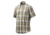 Beretta Mens Drip Dry Short Sleeve Shirt, Beige and Green Check, 3XL LU520T1533012PXXXL