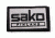 Beretta Sako Patch Rectangle, Black PATCHSK99