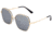 Bertha Emilia Polarized Sunglasses - Women's, Gold/Silver, One Size, BRSBR037SL