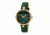 Bertha Frances Marbled Dial Leather-Band Watch, Gold/Green, Standard BTHBR6403