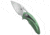 Bestech Knives Bestech Knives Nuke Frame Lock Knife Green Ti/Green G-10 Inlay 2.75" Satin, Green, Bohler M390, adult, BHQ-138743
