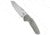 Bestech Knives Bestech Knives Nyxie Frame Lock Knife Gray Titanium 3.4" Satin BT2209A, Gray, CPM S35VN, adult, BHQ-173991