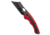 Bestech Knives Bestech Knives Skirmish Liner Lock Knife Red/Black G-10 3.25" Black SW D2, Black/Red, D2, adult, BHQ-173975