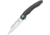 Bestech Knives FANGA Linerlock G10 Folding Knife, 4in Satin D2 Tool Steel Blade, Black/Gray G10 Handle, Pocket Clip, Ceramic Ball Bearings, Black Nylon Zippered Storage Case, Black and gray, BG18D