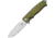 Bestech Knives Grampus G10 Linerlock Beige Folding Knife, 3.5in Satin D2 Tool Steel Drop Point, Tan Sculpted G10 Handle, Pocket Clip, Tan, BG02C