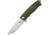 Bestech Knives Grampus G10 Linerlock Folding Knife, 3.5in Satin D2 Tool Steel Drop Point, OD Green Sculpted G10 Handle, Pocket Clip, OD green, BG02B