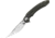 Bestech Knives Irida Linerlock CF/G10 Green Folding Knife, 3.88 satin finish 154CM stainless blade, Carbon fiber and green/black G10 handle, BG25F