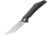 Bestech Knives Kamoza Framelock Gray Folding Knife, 3.63 stonewash finish Bohler M390 stainless tanto, Gray stonewash finish titanium handle, BT1911A