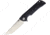 Bestech Knives Paladin Linerlock Black Tanto Folding Knife, 3.63 D2 tool steel tanto stonewash and satin fini, Black G10 handle, BG16A-1