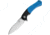 Bestech Knives Penguin Linerlock Folding Knife, Black and blue, Black and blue G10 handle, BG32B
